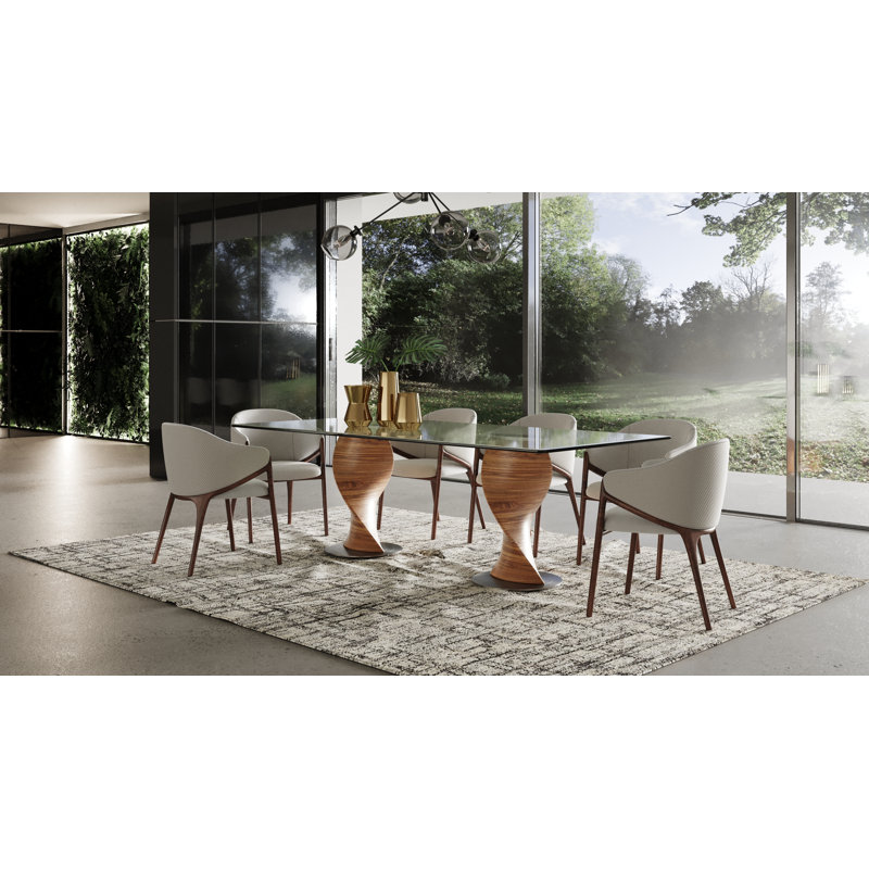 VIG Furniture Cleveland Double Pedestal Dining Table Wayfair